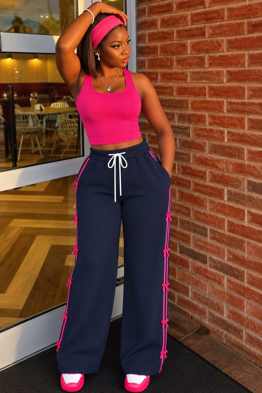 Ensemble jogging 2 pièces à nœuds