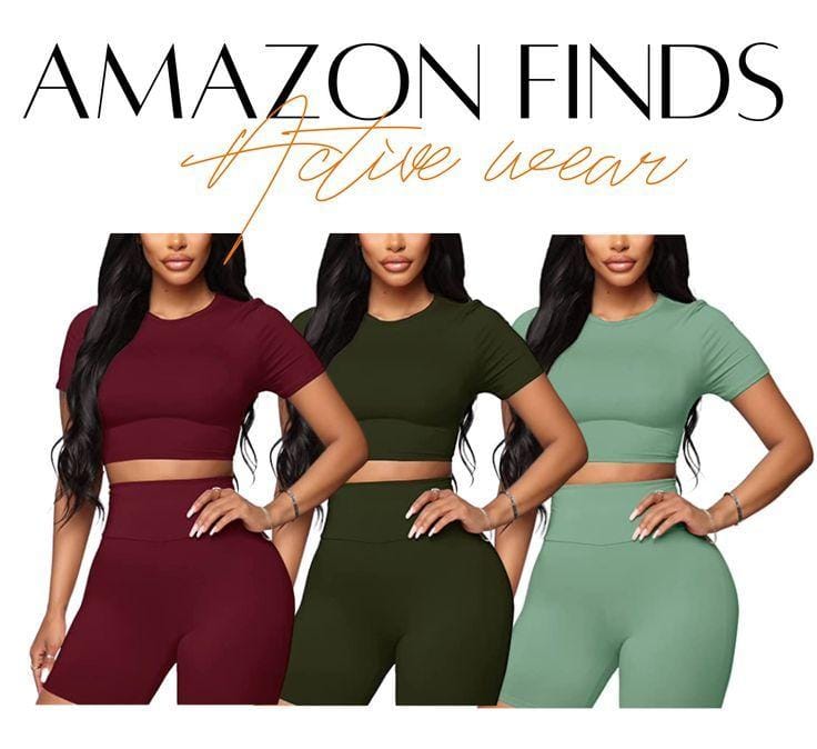 Ensemble sport 2 pièces (crop top + short)